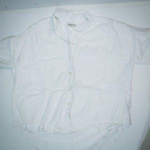 Madewell White Courier Shirt